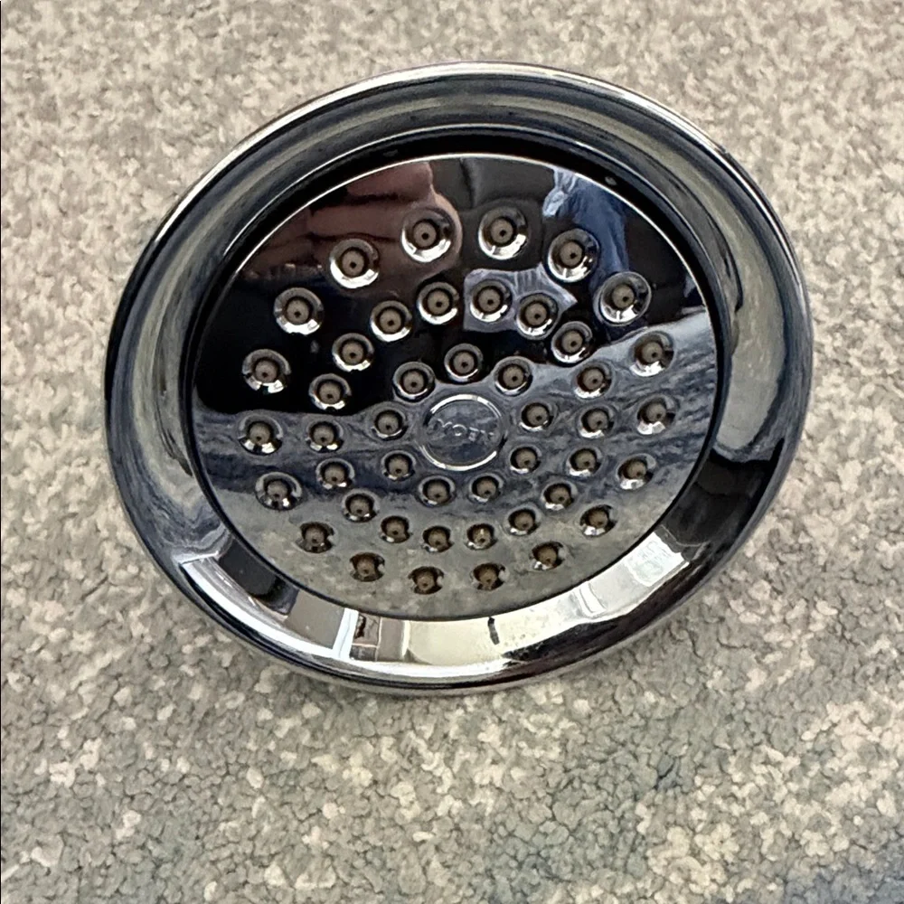 MOEN Chrome Finish Shower Head - Sleek Silver Design